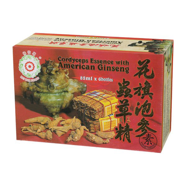 Cordyceps Essence With American Ginseng (85ml X 6 Bottles)
