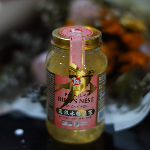 吉羊牌冰糖燕窝 Packing Size 245g Ji Yang Brand Bird's Nest With Rock Sugar