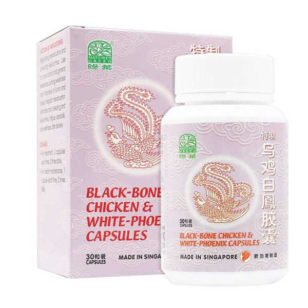 绿叶特制乌鸡白凤胶囊30s - Nature’s Green Black-Bone Chicken & White-Phoenix Capsules 30s