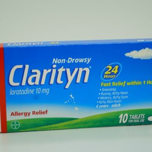 Clarityn Non-Drowsy 24H Allergy Relief, 10 Tablets