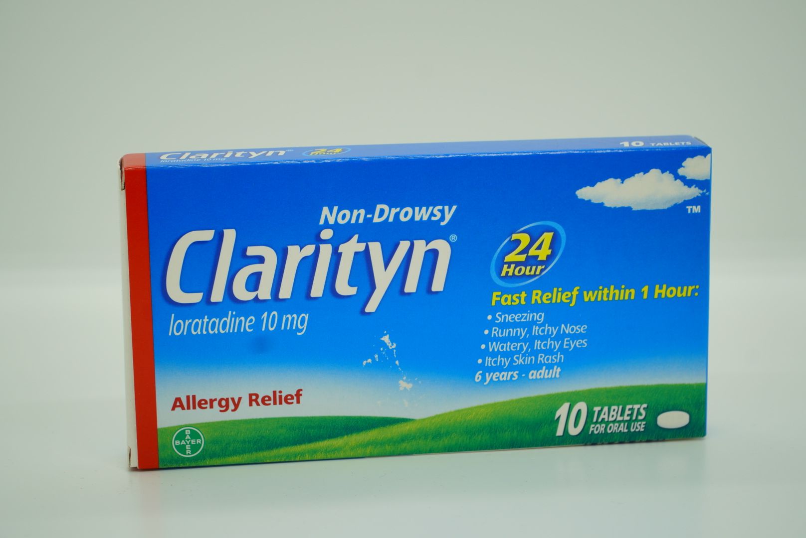 Clarityn Non-Drowsy 24H Allergy Relief, 10 Tablets