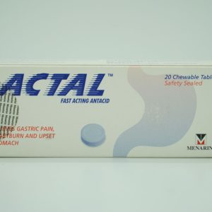 Actal Antacid, 20 Tablets