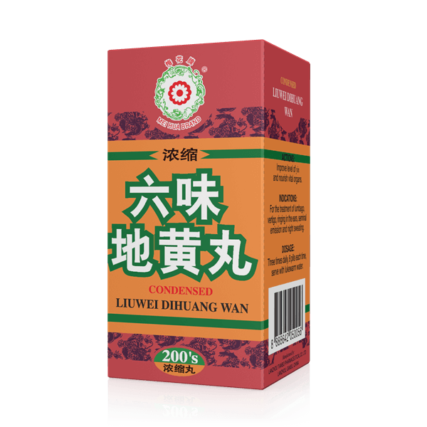 Condensed Liuwei Dihuang Wan (200 Pills)