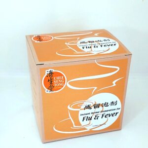 Chee Seng Tong Instant Herbal Preparation for Flu & Fever Economic Box  10s/pck